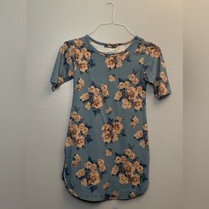 Pine | Long floral shirt